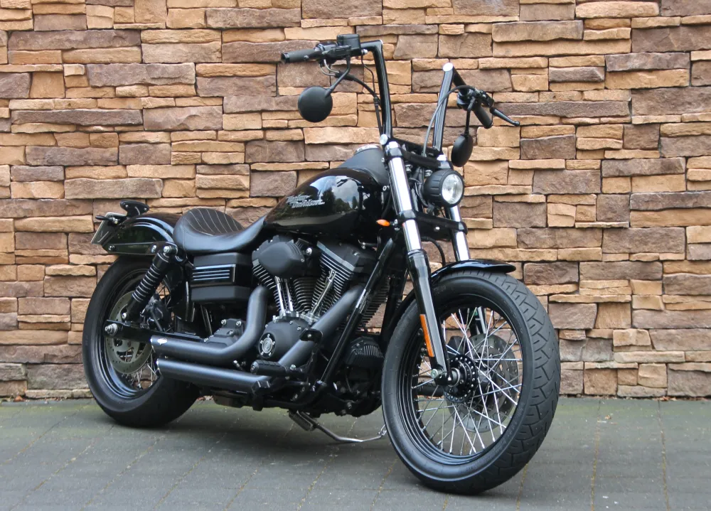 2007 Harley-Davidson FXDB Dyna Street Bob BLACK 1584 6-versnellingen *VERKOCHT*