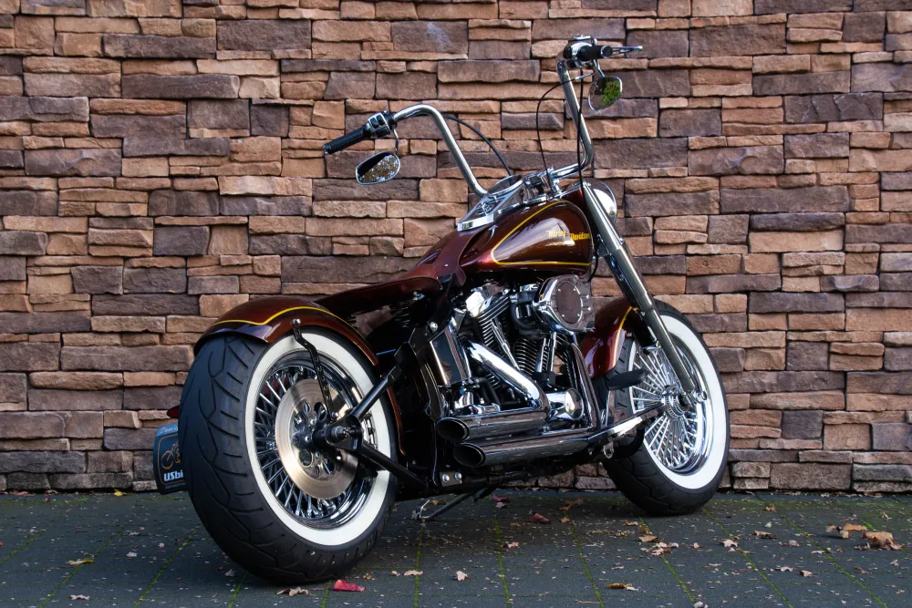 1997 Harley-Davidson Fat Boy Softail FLSTF Bobber-style Evo II *VERKOCHT*