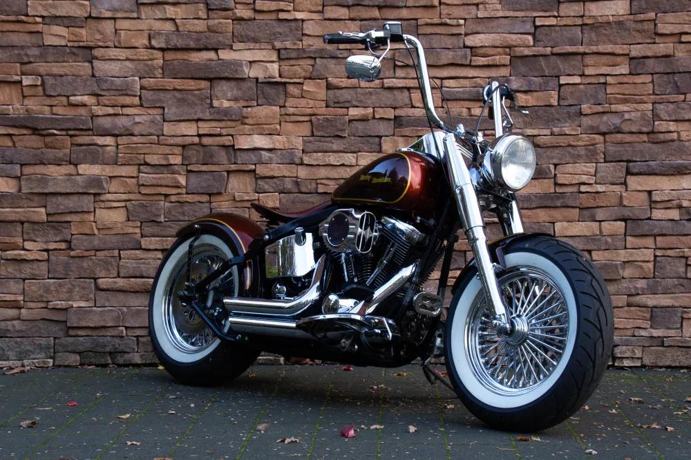 1997 Harley-Davidson Fat Boy Softail FLSTF Bobber-style Evo II *VERKOCHT*
