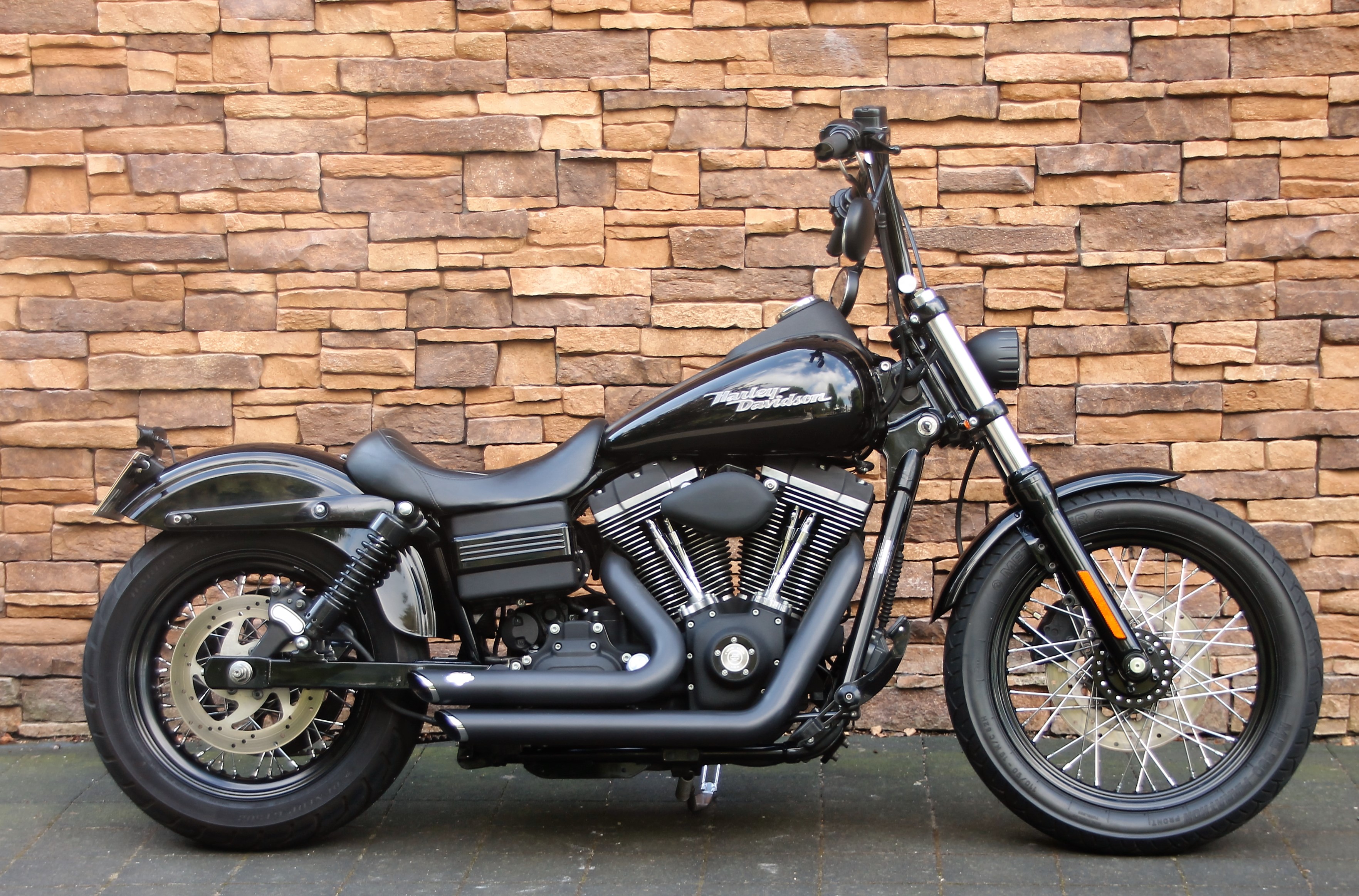 2007 Harley-Davidson FXDB Dyna Street Bob BLACK 1584 6-versnellingen *VERKOCHT*