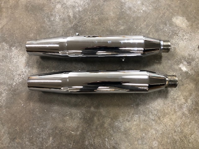 Uitlaatdempers Harley-Davidson Sportster chroom ABS (2014-2017) 64900161