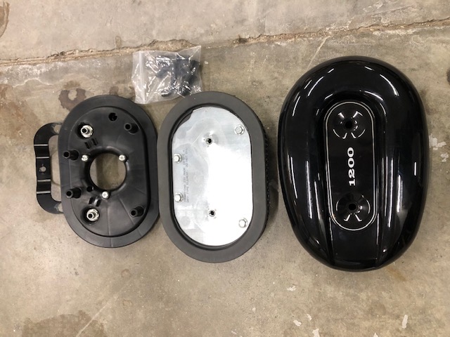 Luchtfilter Stage 1 Harley-Davidson Sportster XL 1200 zwart incl. filterelement